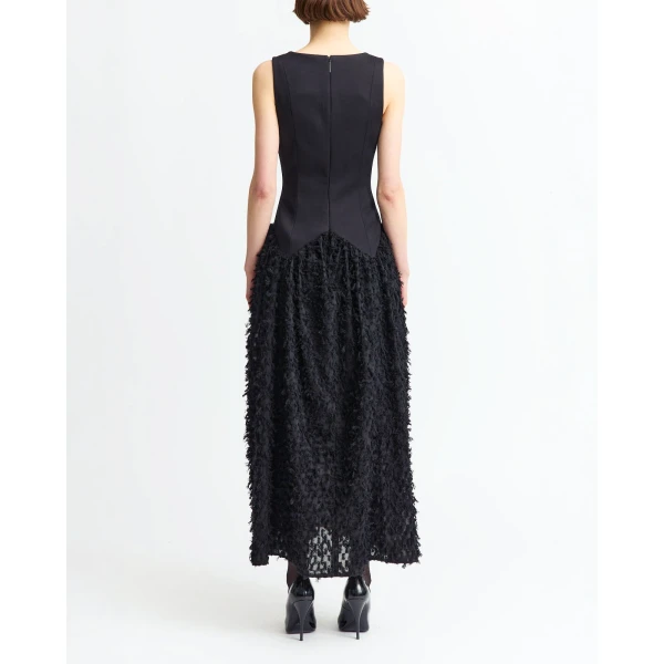 Elevate your elegance in this 16Arlington  from the luxury feather dress edit
