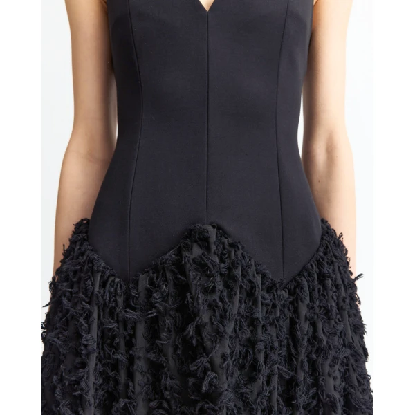 Elevate your elegance in this 16Arlington  from the luxury feather dress edit