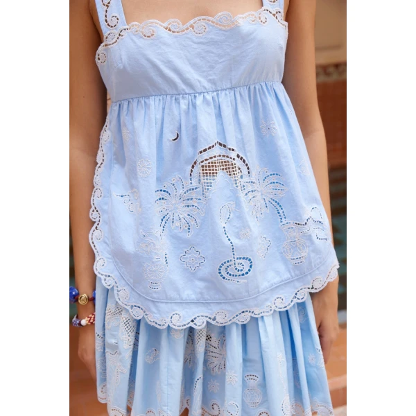 Alemais Maizy Embroidered Cami Top