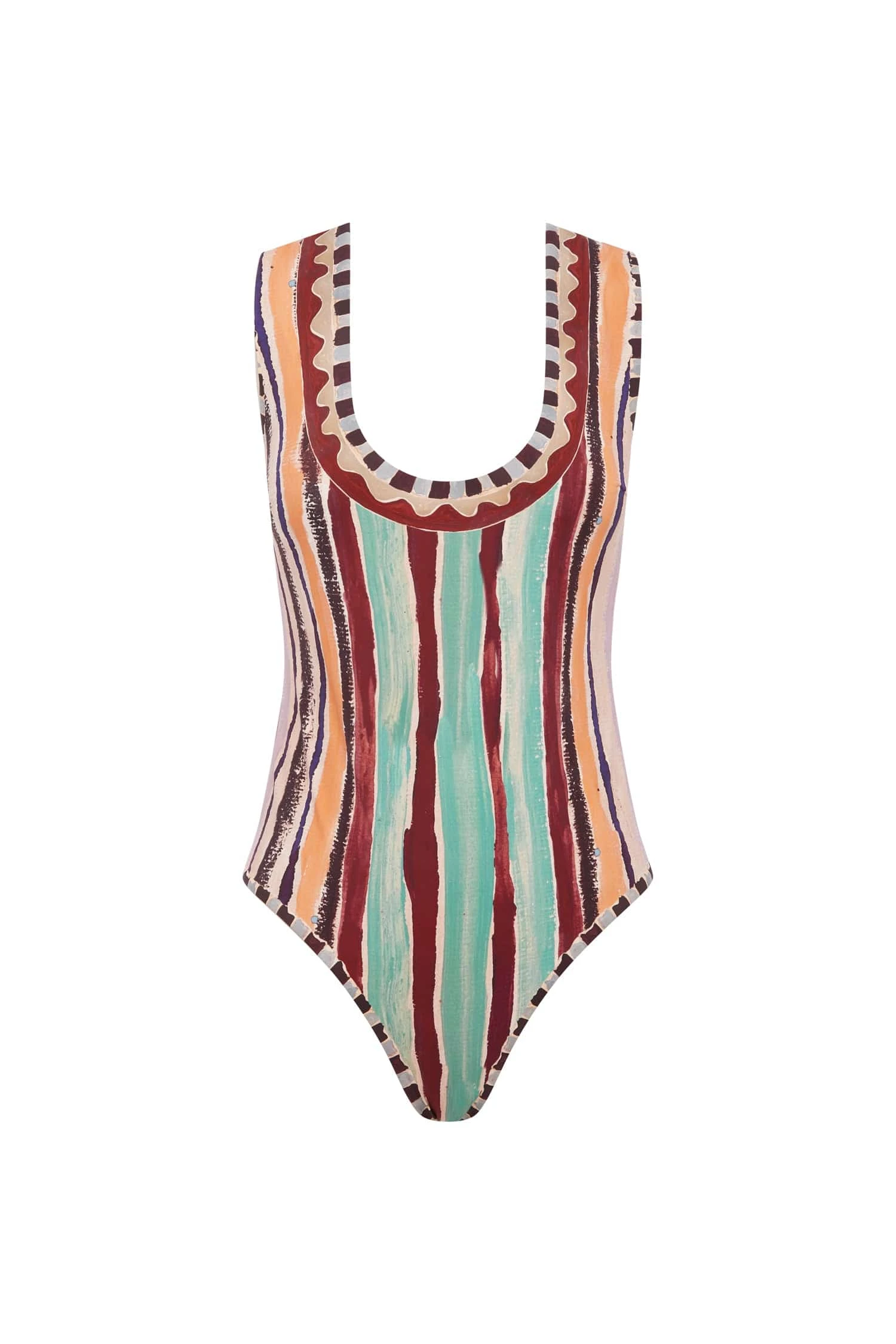 Alemais Michelle Scoop Neck One Piece | Ready to Wear Collection Luxury Shoes Elevate your elegance in this Alemais Beachwear from the resort wear edit