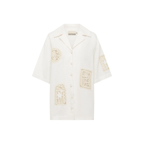 Elevate your elegance in this Alemais Tops from the resort wear edit