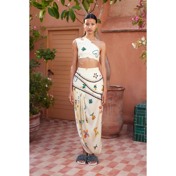 Elevate your elegance in this Alemais Tops from the resort wear edit