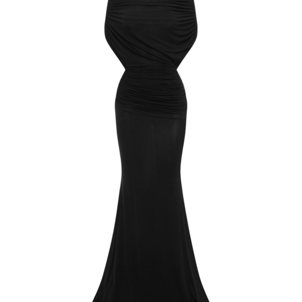 Alex Perry Cape Drape Gown in Jersey
