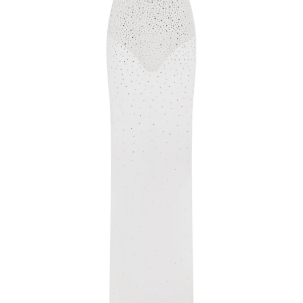 Alex Perry Column Skirt in Crystal Mesh