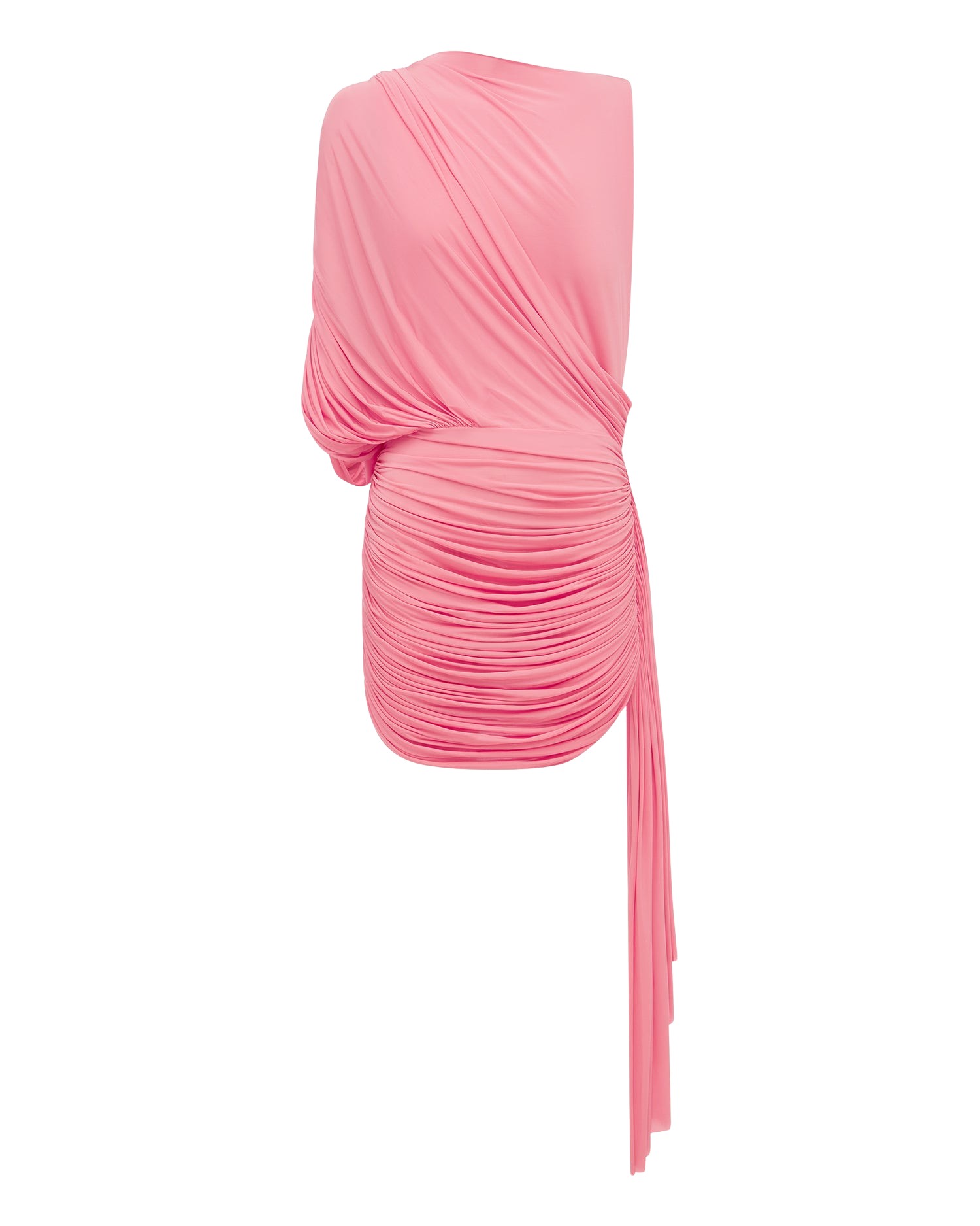 Alex Perry Draped Mini Dress in Jersey