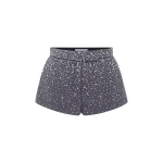Alex Perry Micro Short in Crystal Suiting