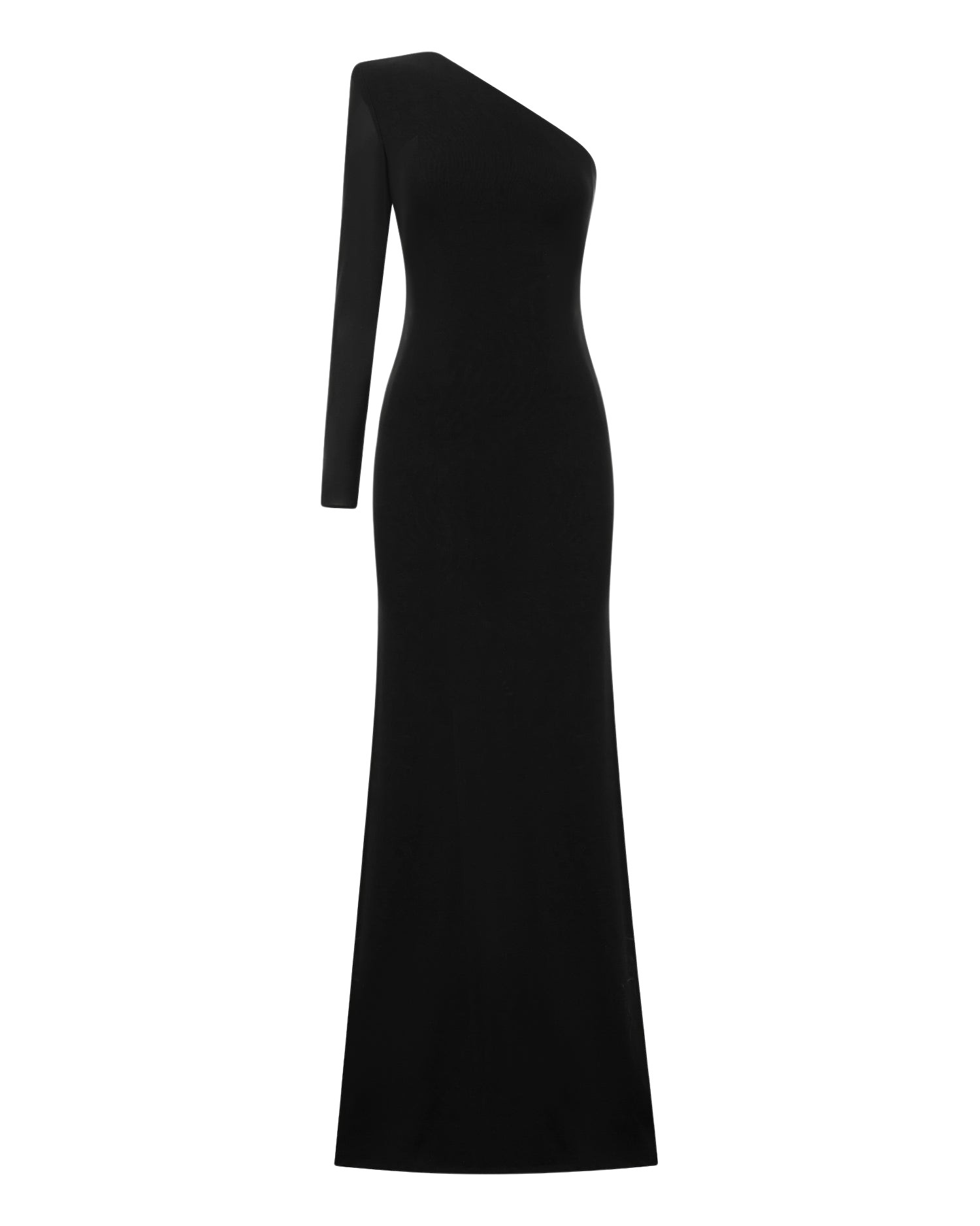 Alex Perry One Sleeve Gown in Stretch Mesh