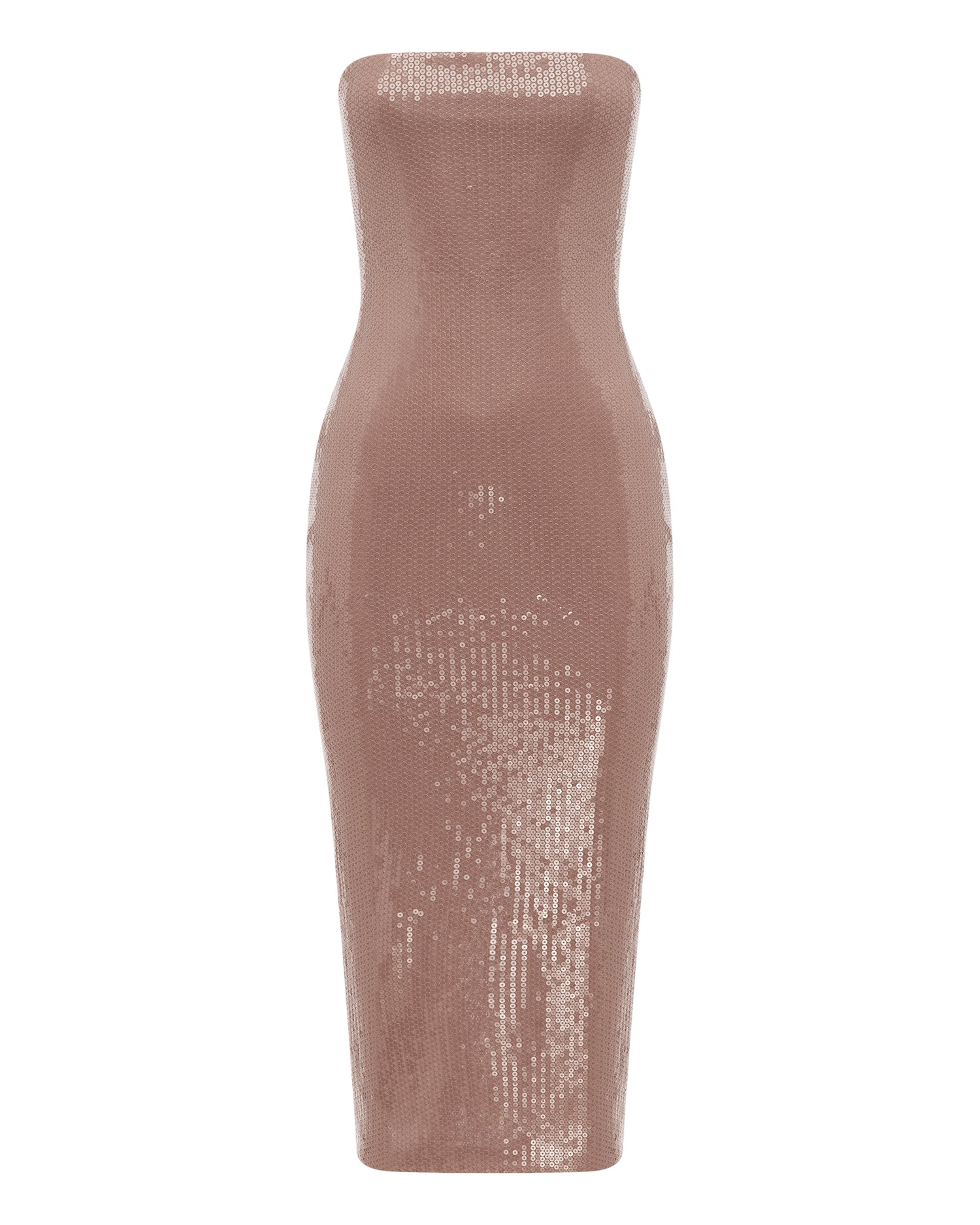 Alex Perry Strapless Dress in Sequin Stretch Mesh