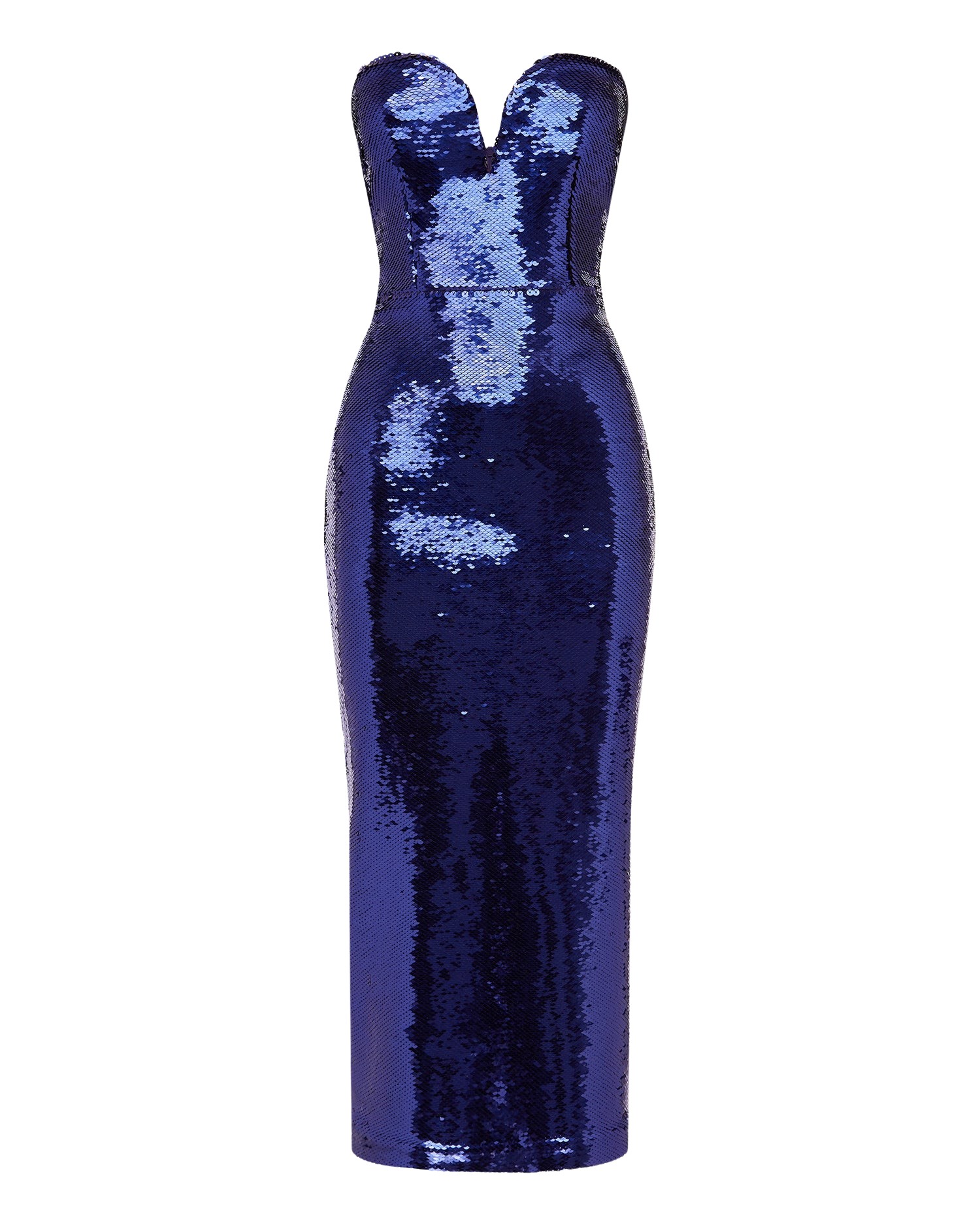 Alex Perry Strapless Sweetheart Dress in Sequin