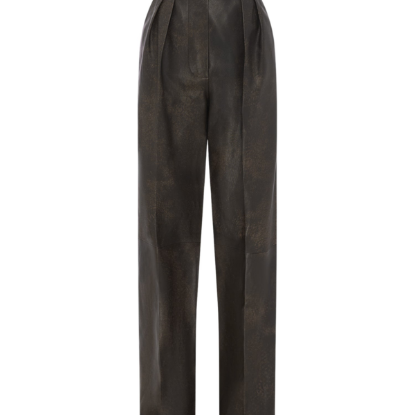 Alex Perry Tailored Trouser in Leather