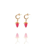 Alexandra Hakim Mini Raspberry Hoops designer jewelry designer jewelry