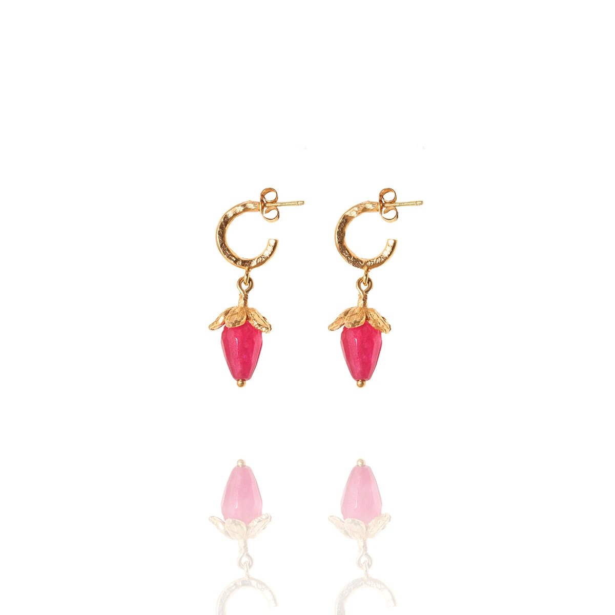 Alexandra Hakim Mini Raspberry Hoops designer jewelry designer jewelry
