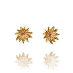 Alexandra Hakim Strawberry Flower Studs designer jewelry designer jewelry