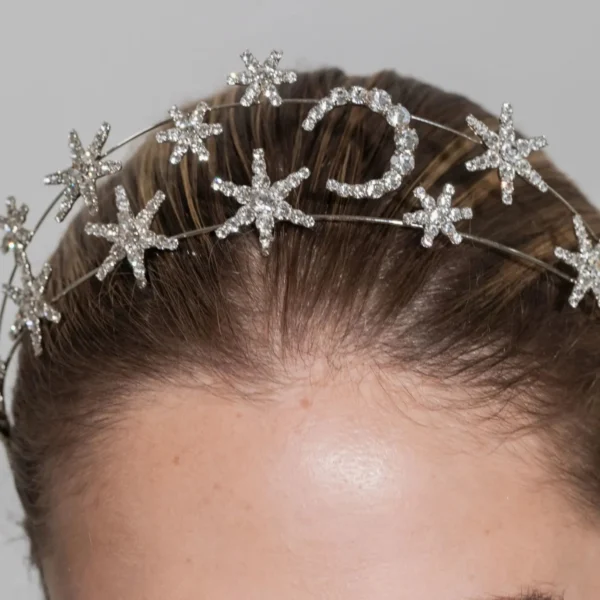 Jennifer Behr Celestina Tiara, view 3