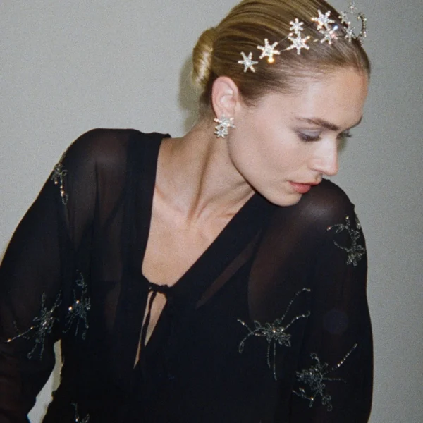 Jennifer Behr Celestina Tiara, view 4