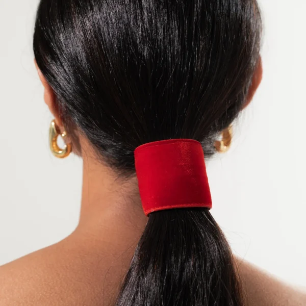 Jennifer Behr Velvet Ponywrap, view 2