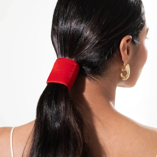 Jennifer Behr Velvet Ponywrap, view 3