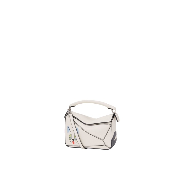 LOEWE Futurist Cat Mini Puzzle Bag In Classic Calfskin