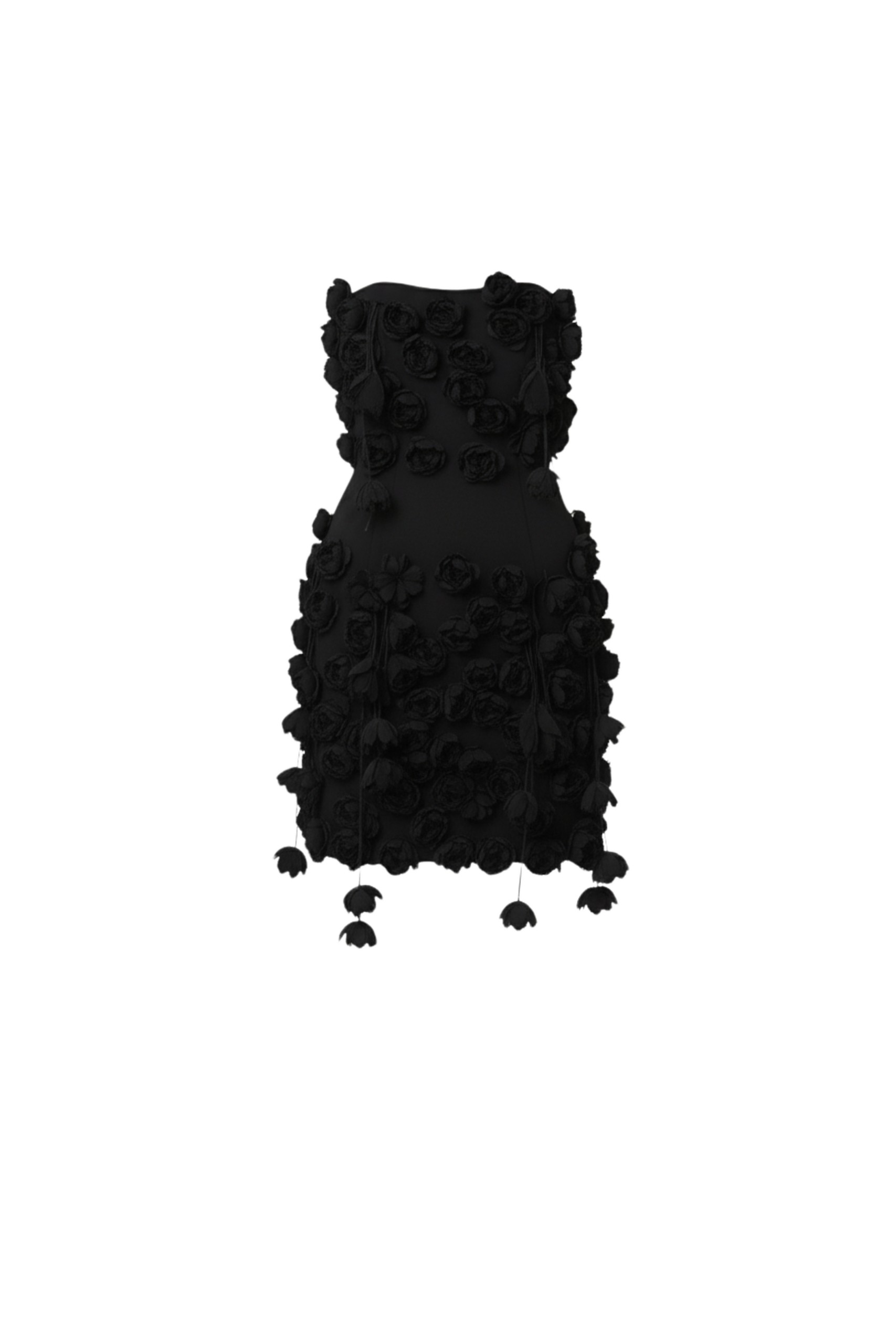Loulou The Brand Black Rose Mini Dress