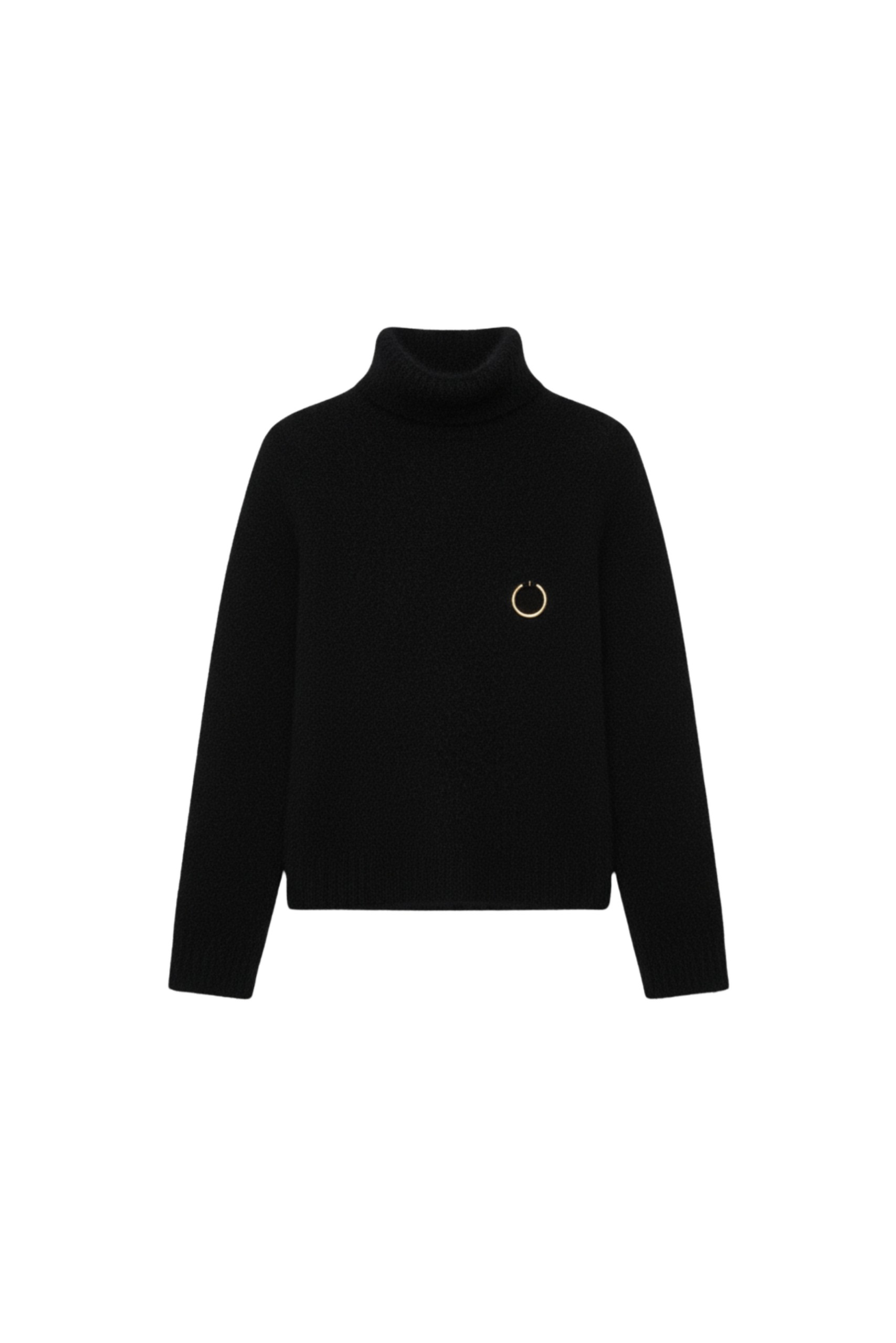 Loulou The Brand Mohair-Blend Turtleneck Sweater In Black