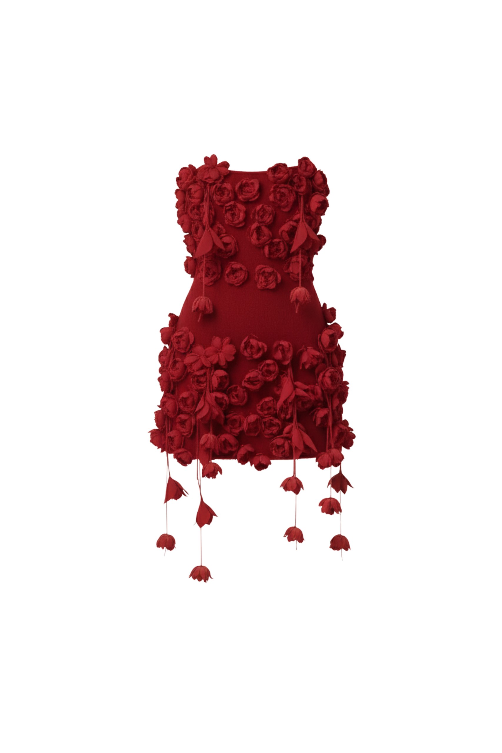 Loulou The Brand Red Rose Mini Dress