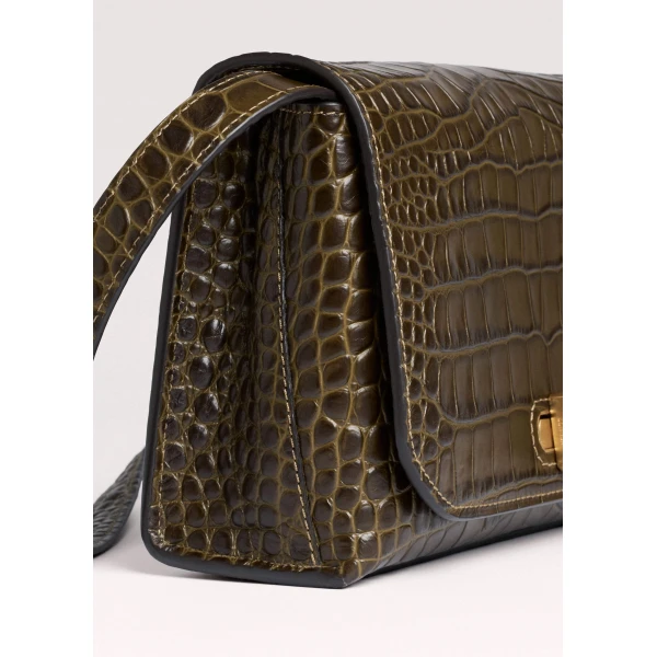 Italian Leather – luxury British Green in Me and Em exclusively at Luxury Shoes 