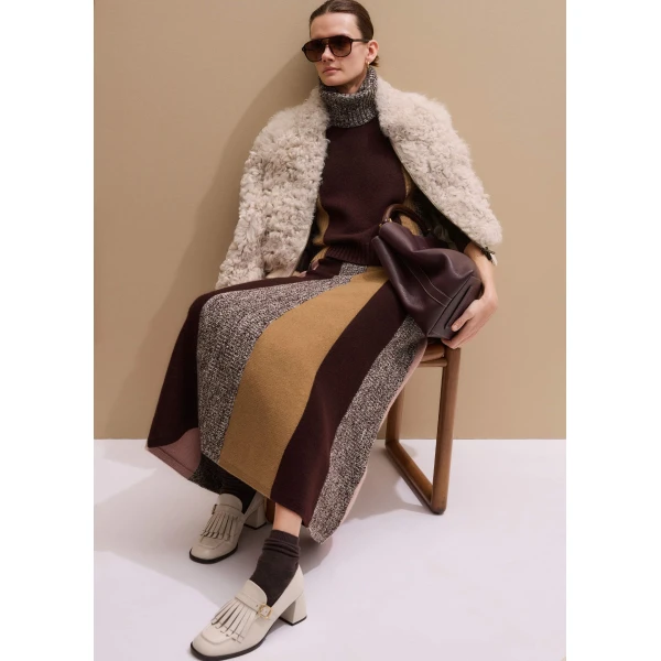 Merino + Cashmere – luxury British Red in Me and Em exclusively at Luxury Shoes 