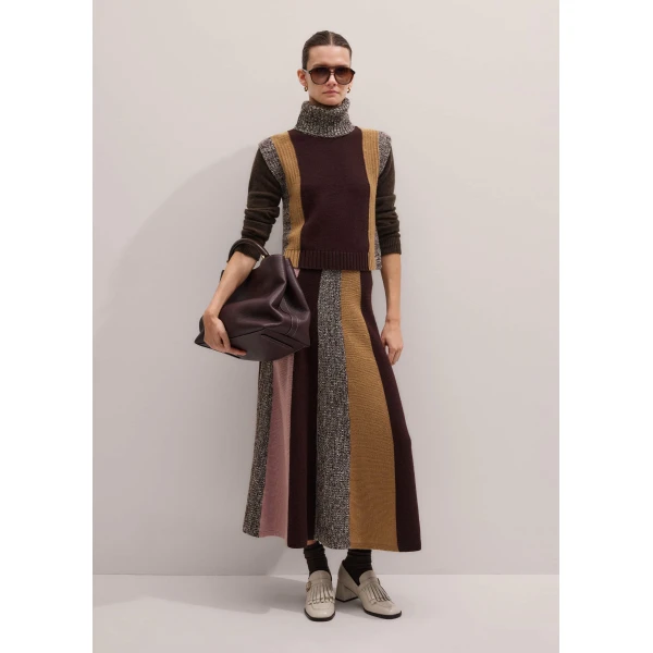 Merino + Cashmere – luxury British Red in Me and Em exclusively at Luxury Shoes 