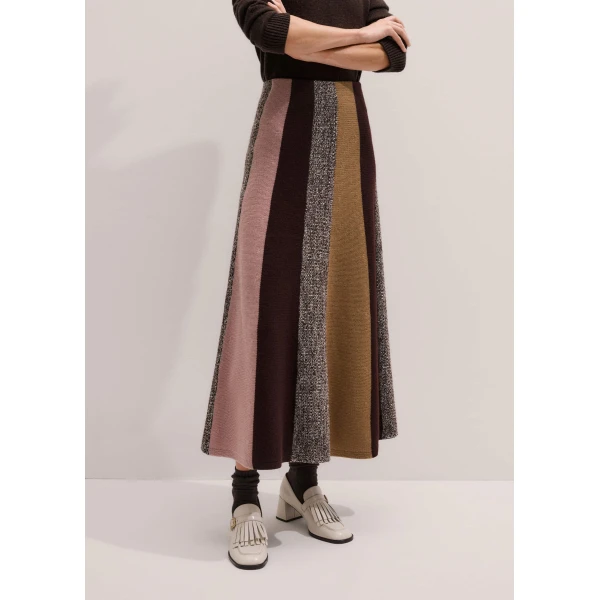 Me + Em A-Line Knit Maxi Skirt