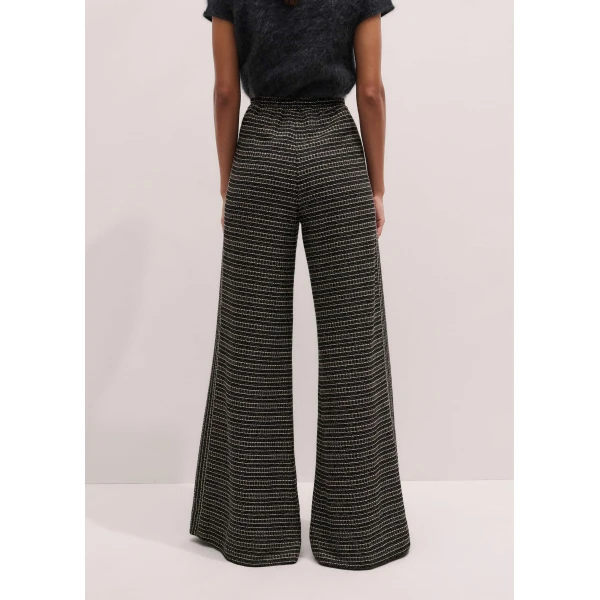 Tweed Jersey – luxury British Black in Me and Em exclusively at Luxury Shoes 