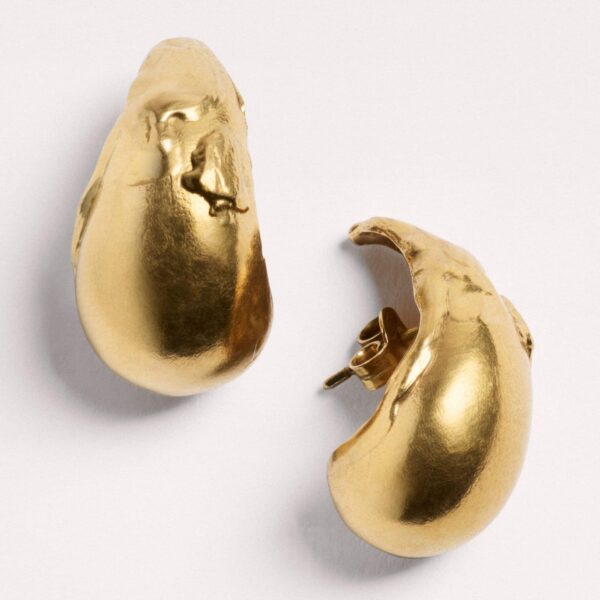Me and Em Abundant Dream Hoops
24kt Gold Plated, view 3