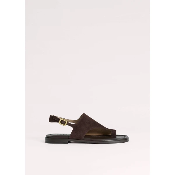 Italian Suede – luxury British Brown in Me and Em exclusively at Luxury Shoes 
