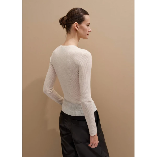 Merino + Cashmere – luxury British Ivory in Me and Em exclusively at Luxury Shoes 
