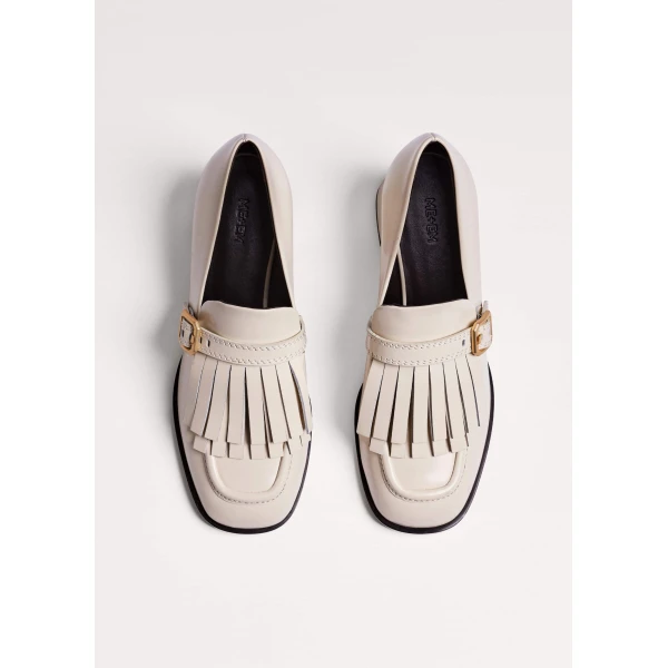 Italian Leather – luxury British Ivory in Me and Em exclusively at Luxury Shoes 
