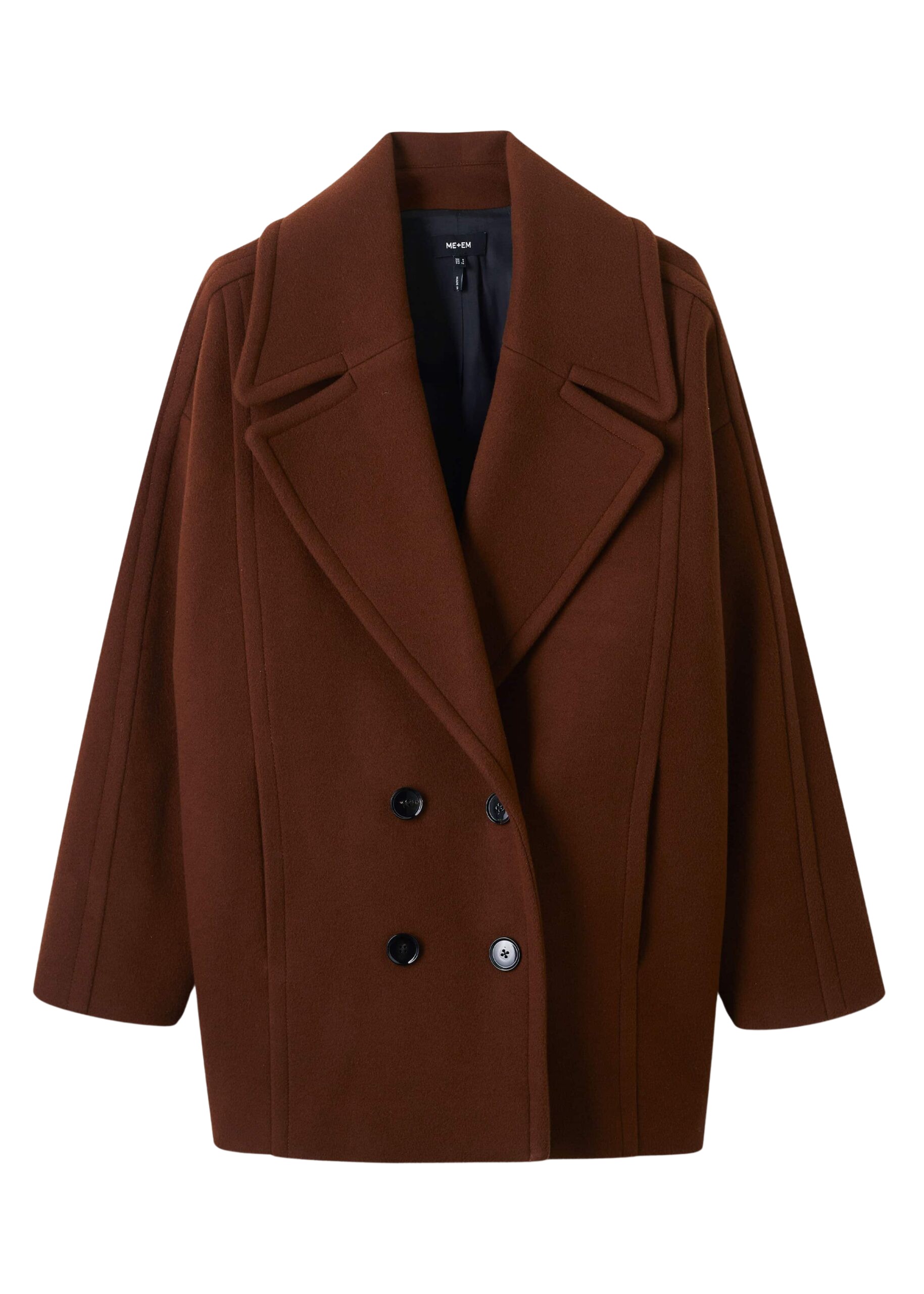 Me and Em Cocoon Car Coat
Italian Wool Coat