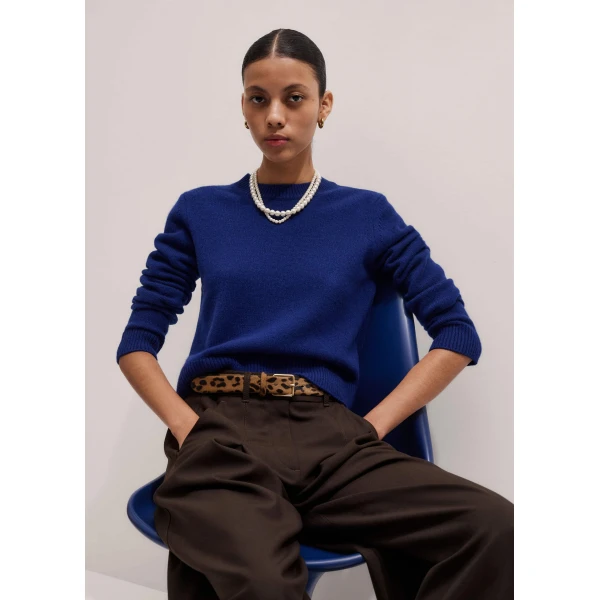Me + Em Crew Neck Crop Sweater
