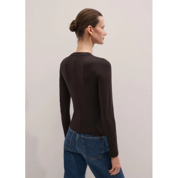 Me + Em Crew Neck Slim Top