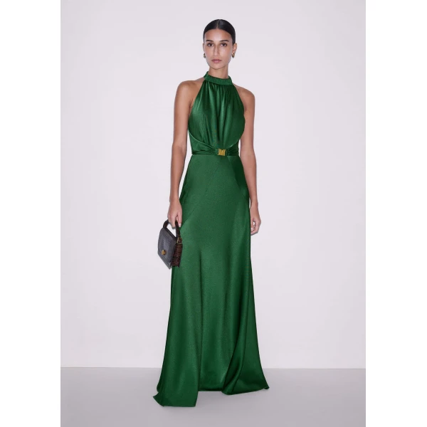 Me + Em Draped Evening Dress
