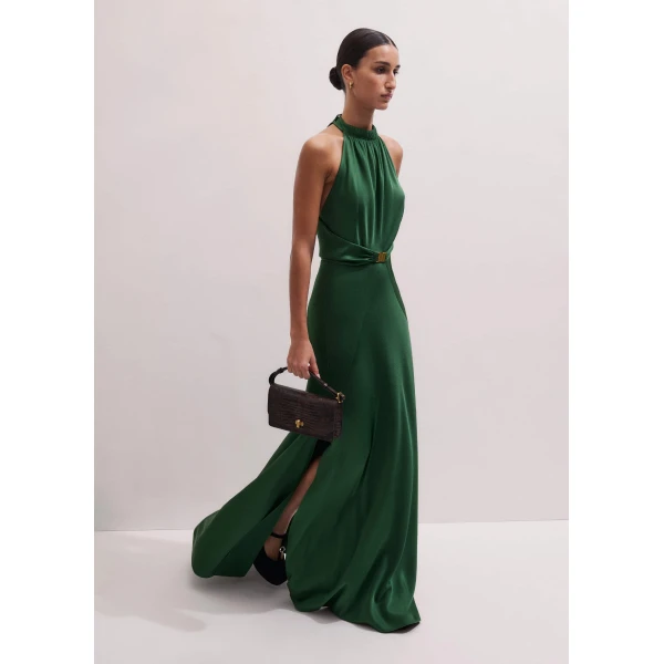 Me and Em Draped Evening Dress