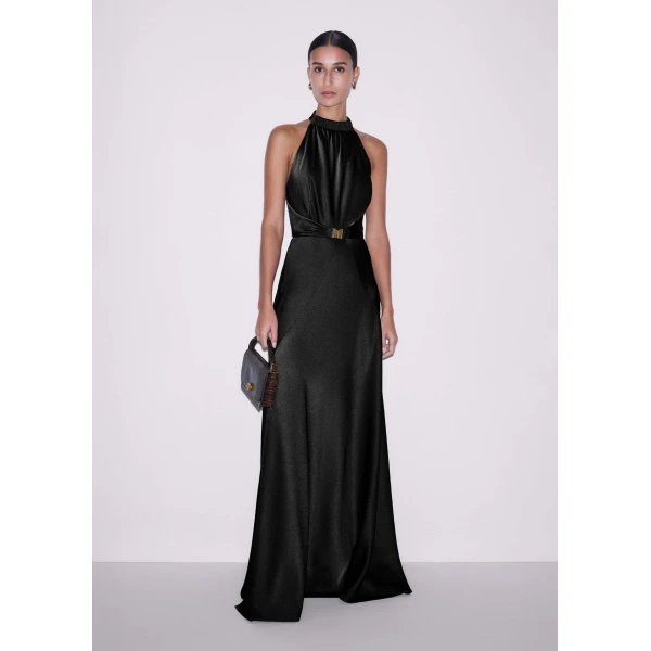 Me + Em Draped Evening Dress