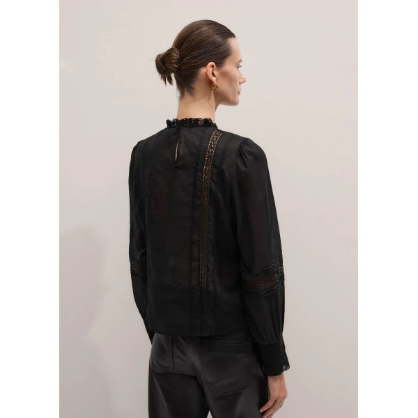 Supersoft Voile – luxury British Black in Me and Em exclusively at Luxury Shoes 