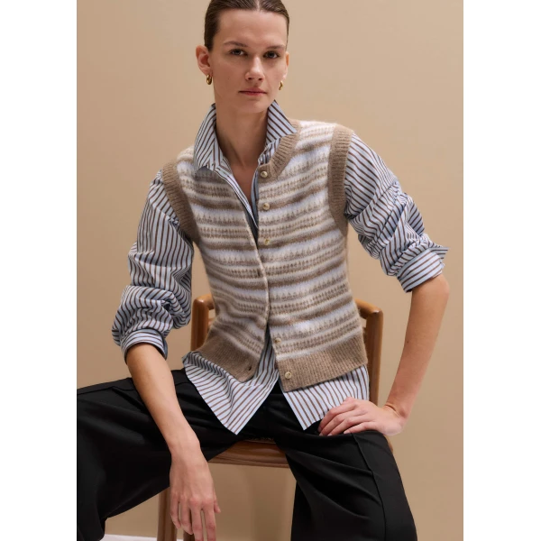Me + Em Fair Isle Crop Knit