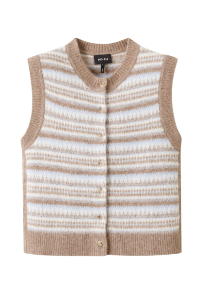Me and Em Fair Isle Crop Knit