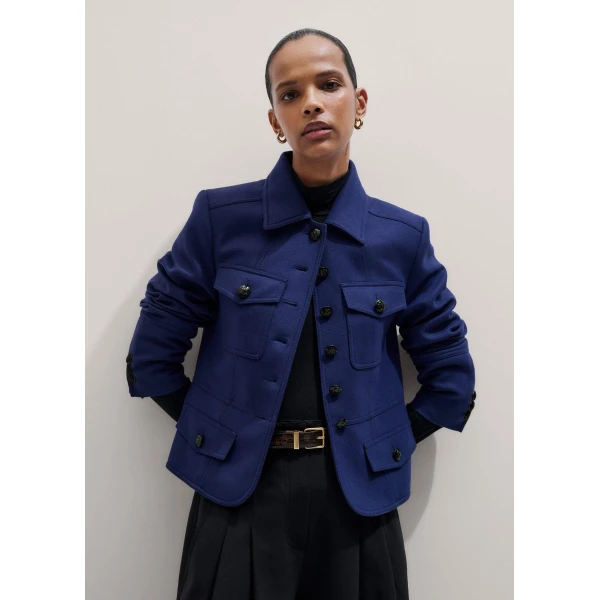 Me + Em Fitted Military Jacket