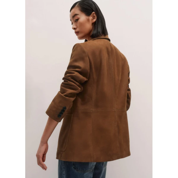 Nubuck Leather – luxury British Brown in Me and Em exclusively at Luxury Shoes 
