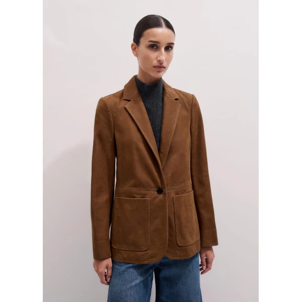 Nubuck Leather – luxury British Brown in Me and Em exclusively at Luxury Shoes 