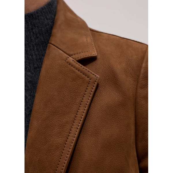 Nubuck Leather – luxury British Brown in Me and Em exclusively at Luxury Shoes 