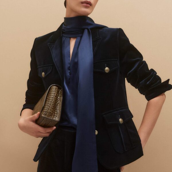 Me and Em Halterneck Top + Tie
Silk Satin, view 5