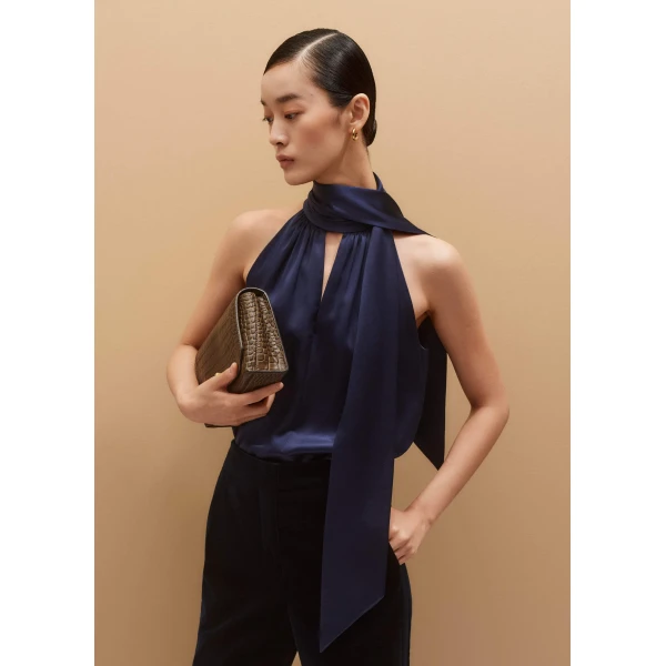 Me + Em Halterneck Top + Tie