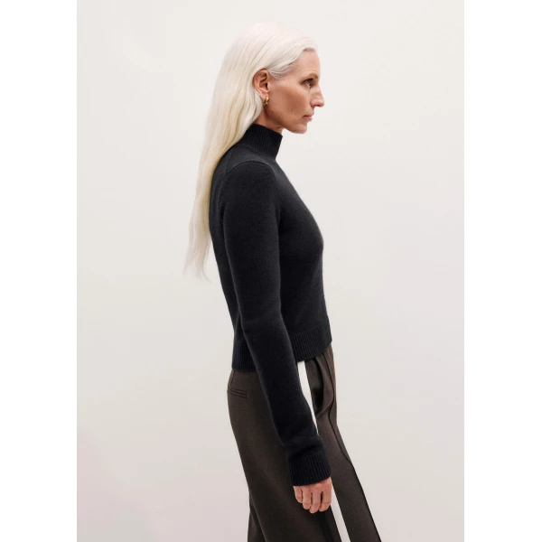 Me + Em High Neck Crop Sweater